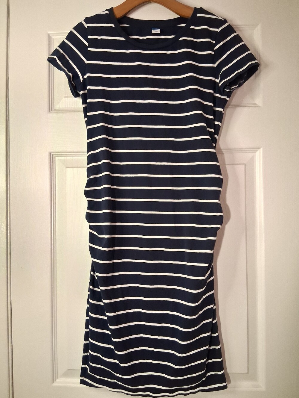 Old Navy Striped Maternity Dress Medium